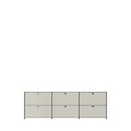 Système de rangement 6 portes USM Haller 225 x 35 x h74 cm