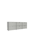 Système de rangement 6 portes USM Haller 225 x 35 x h74 cm