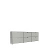 Système de rangement 6 portes USM Haller 225 x 35 x h74 cm