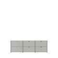 Système de rangement 6 portes USM Haller 225 x 35 x h74 cm