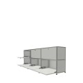 Système de rangement 6 portes USM Haller 225 x 35 x h74 cm