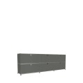 Système de rangement 6 portes USM Haller 225 x 35 x h74 cm