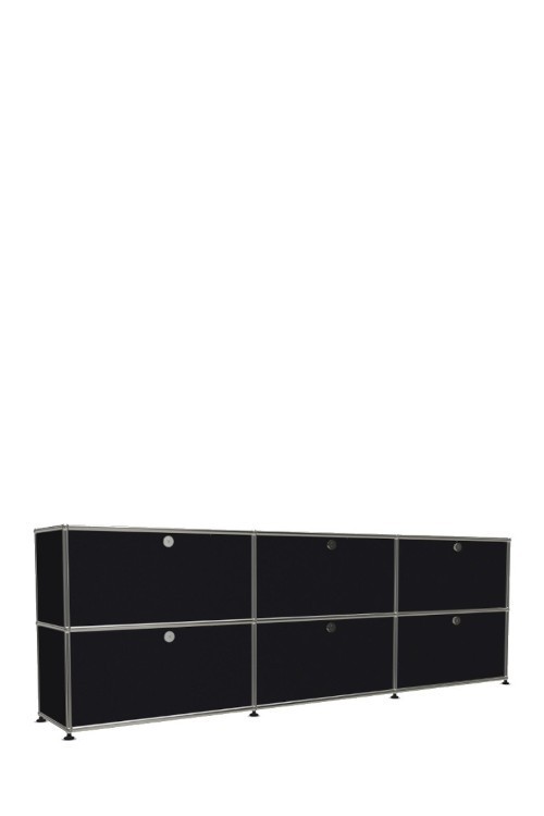 Système de rangement 6 portes USM Haller 225 x 35 x h74 cm