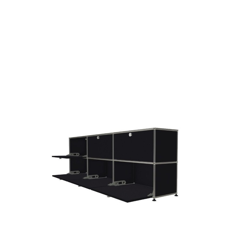 Système de rangement 6 portes USM Haller 225 x 35 x h74 cm