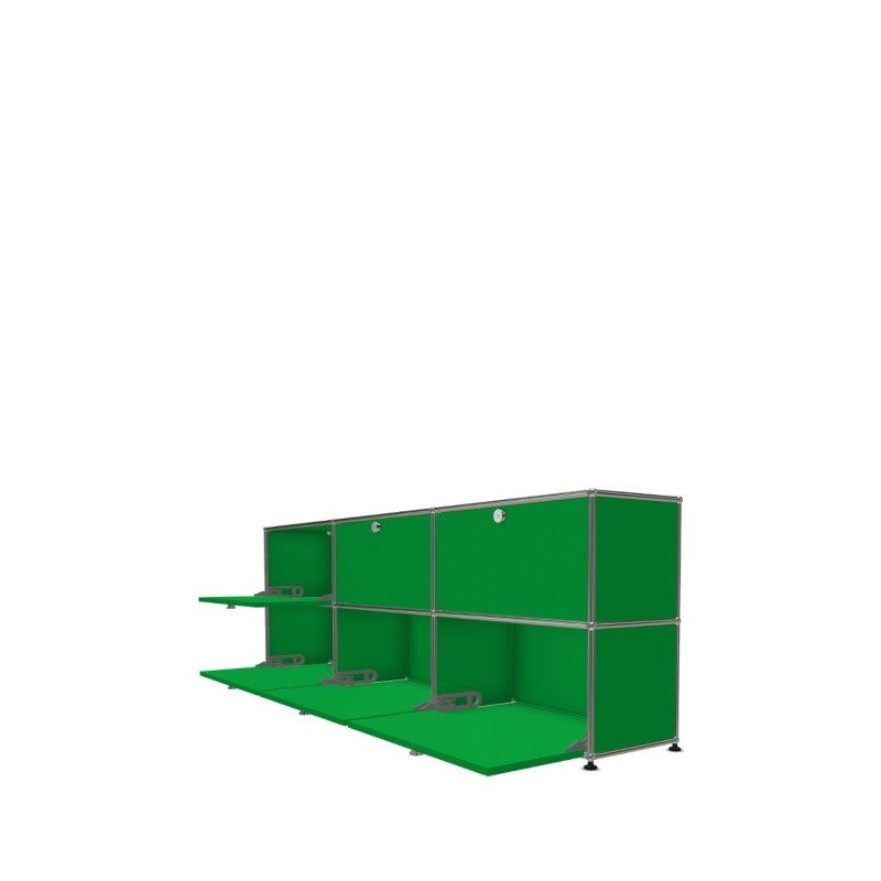 Système de rangement 6 portes USM Haller 225 x 35 x h74 cm
