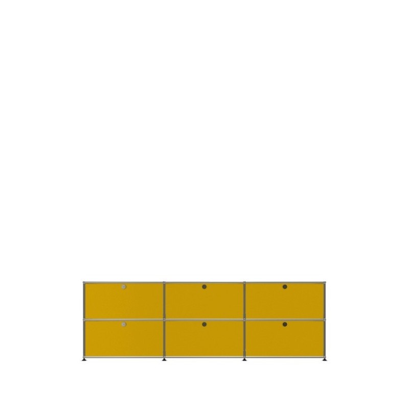 Système de rangement 6 portes USM Haller 225 x 35 x h74 cm
