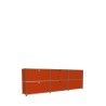 Système de rangement 6 portes USM Haller 225 x 35 x h74 cm