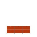 Système de rangement 6 portes USM Haller 225 x 35 x h74 cm