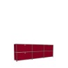 Système de rangement 6 portes USM Haller 225 x 35 x h74 cm