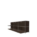 Système de rangement 6 portes USM Haller 225 x 35 x h74 cm