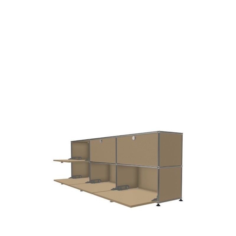 Système de rangement 6 portes USM Haller 225 x 35 x h74 cm