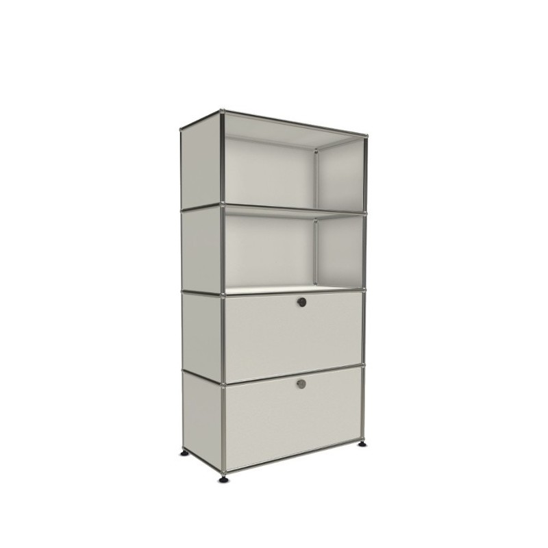 Système de rangement 4 modules 2 portes USM Haller 75 x 35 x h144 cm