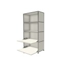 Système de rangement 4 modules 2 portes USM Haller 75 x 35 x h144 cm