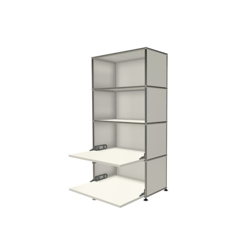 Système de rangement 4 modules 2 portes USM Haller 75 x 35 x h144 cm