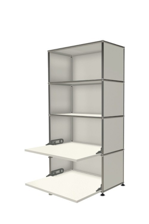 Système de rangement 4 modules 2 portes USM Haller 75 x 35 x h144 cm
