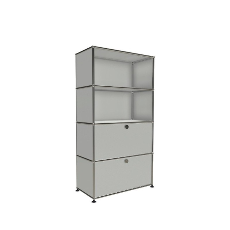 Système de rangement 4 modules 2 portes USM Haller 75 x 35 x h144 cm