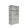 Système de rangement 4 modules 2 portes USM Haller 75 x 35 x h144 cm