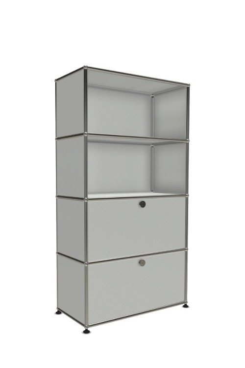 Système de rangement 4 modules 2 portes USM Haller 75 x 35 x h144 cm