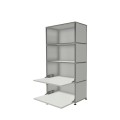 Système de rangement 4 modules 2 portes USM Haller 75 x 35 x h144 cm