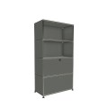 Système de rangement 4 modules 2 portes USM Haller 75 x 35 x h144 cm