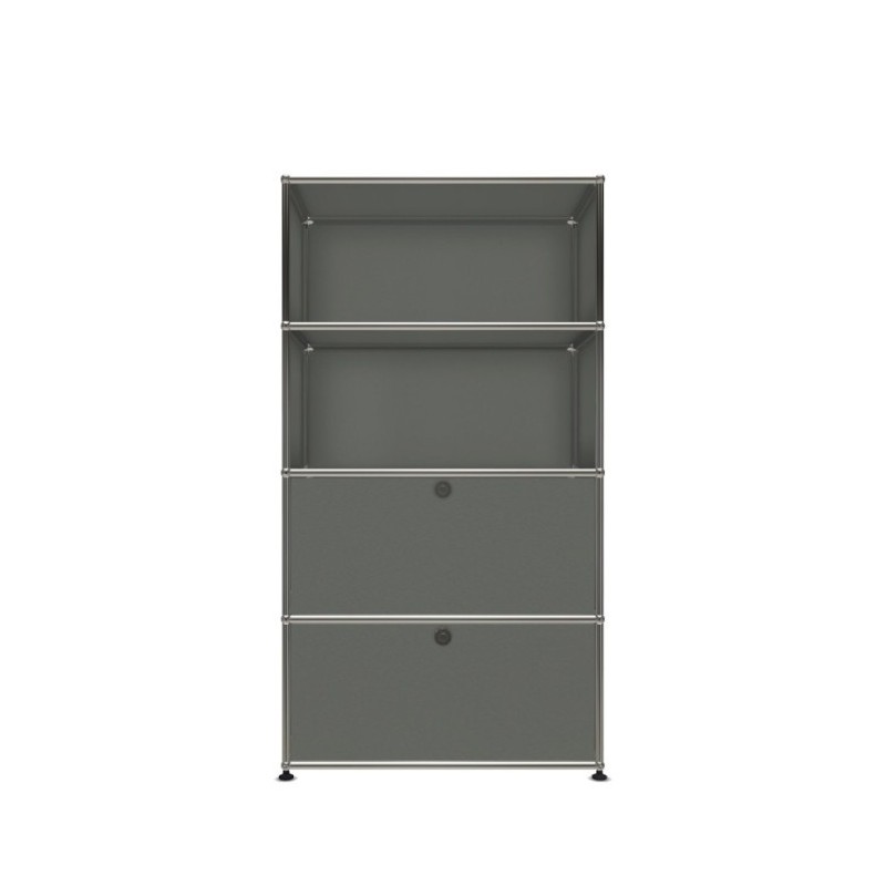 Système de rangement 4 modules 2 portes USM Haller 75 x 35 x h144 cm