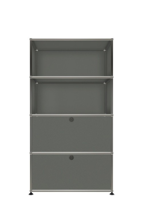 Système de rangement 4 modules 2 portes USM Haller 75 x 35 x h144 cm