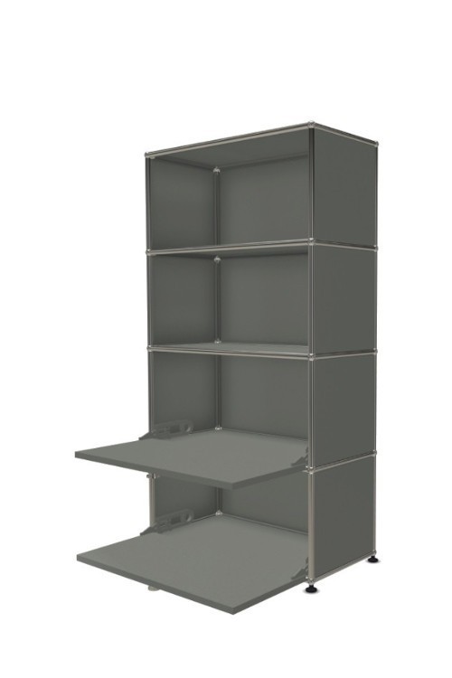 Système de rangement 4 modules 2 portes USM Haller 75 x 35 x h144 cm