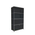 Système de rangement 4 modules 2 portes USM Haller 75 x 35 x h144 cm