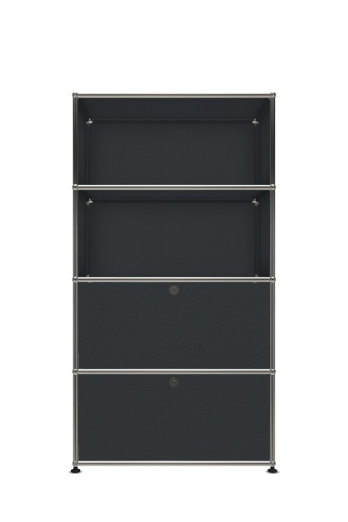 Système de rangement 4 modules 2 portes USM Haller 75 x 35 x h144 cm