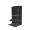 Système de rangement 4 modules 2 portes USM Haller 75 x 35 x h144 cm