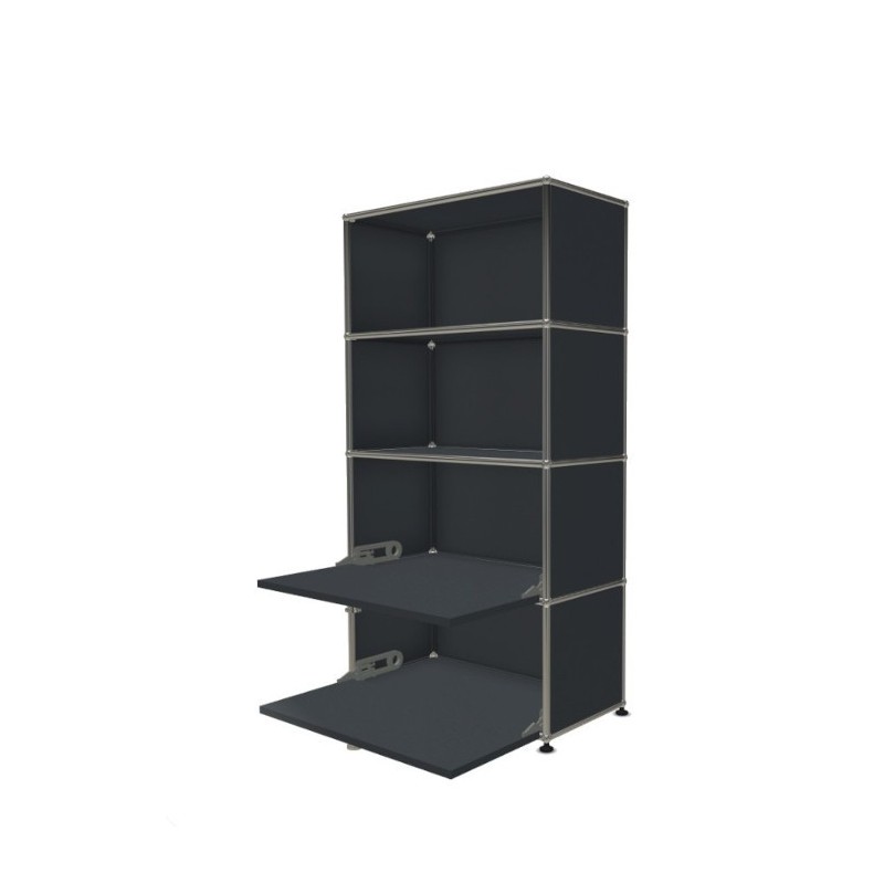 Système de rangement 4 modules 2 portes USM Haller 75 x 35 x h144 cm
