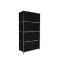 Système de rangement 4 modules 2 portes USM Haller 75 x 35 x h144 cm