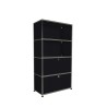 Système de rangement 4 modules 2 portes USM Haller 75 x 35 x h144 cm