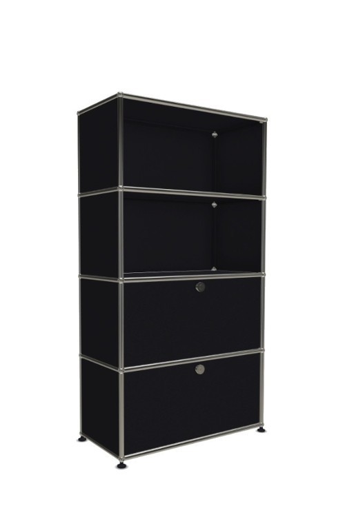 Système de rangement 4 modules 2 portes USM Haller 75 x 35 x h144 cm