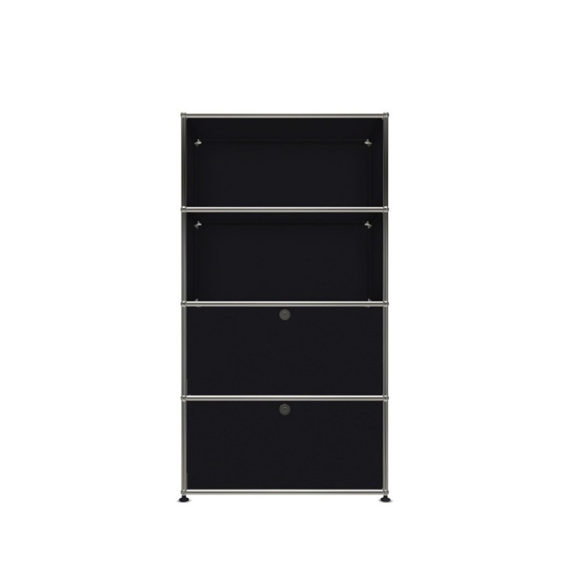 Système de rangement 4 modules 2 portes USM Haller 75 x 35 x h144 cm