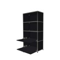 Système de rangement 4 modules 2 portes USM Haller 75 x 35 x h144 cm