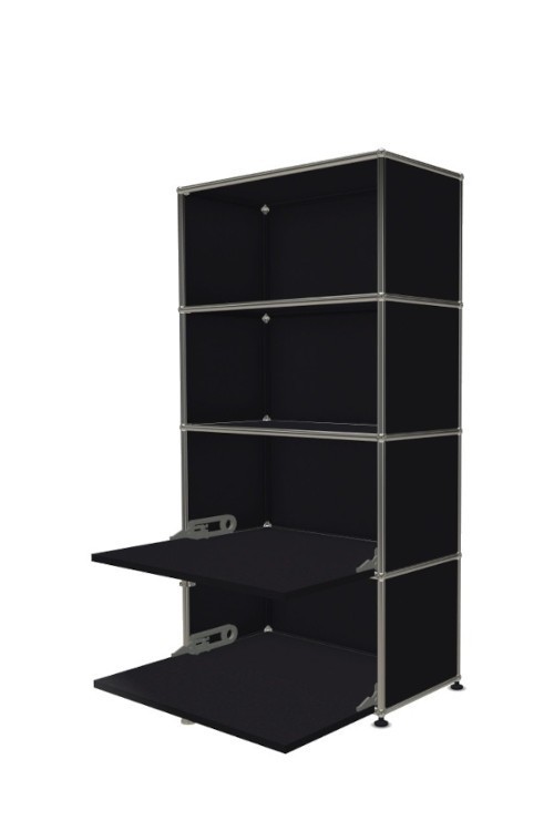 Système de rangement 4 modules 2 portes USM Haller 75 x 35 x h144 cm