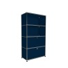 Système de rangement 4 modules 2 portes USM Haller 75 x 35 x h144 cm