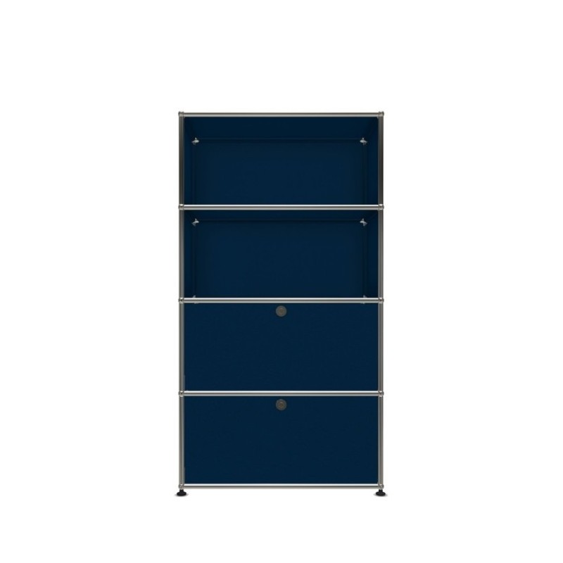 Système de rangement 4 modules 2 portes USM Haller 75 x 35 x h144 cm
