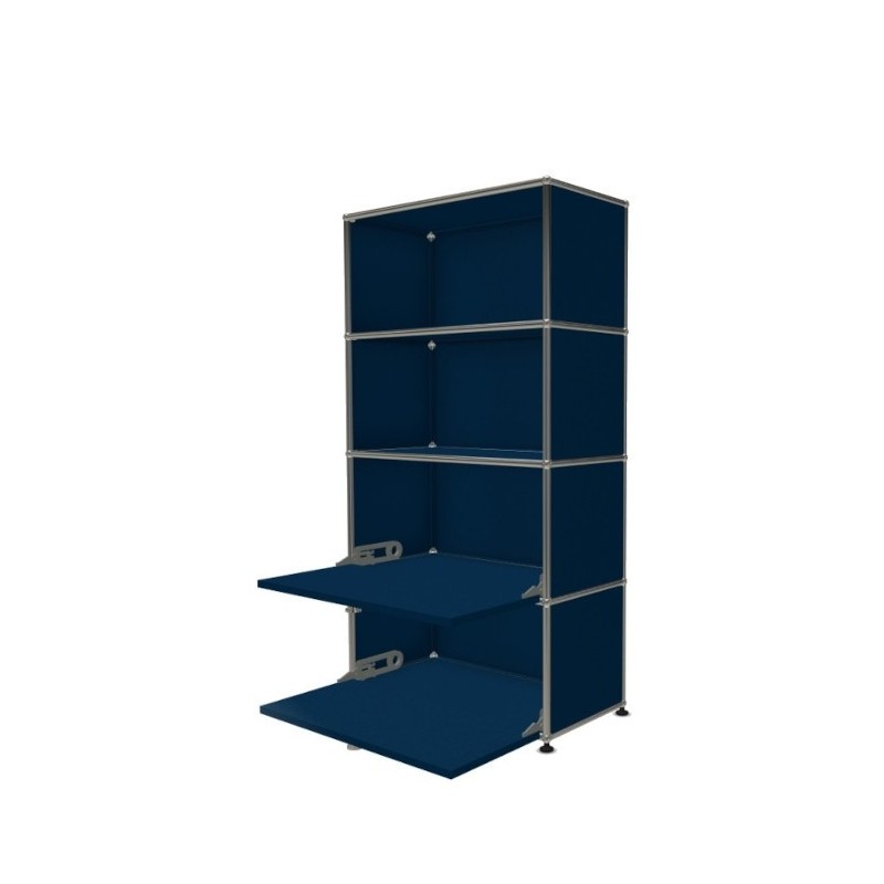 Système de rangement 4 modules 2 portes USM Haller 75 x 35 x h144 cm