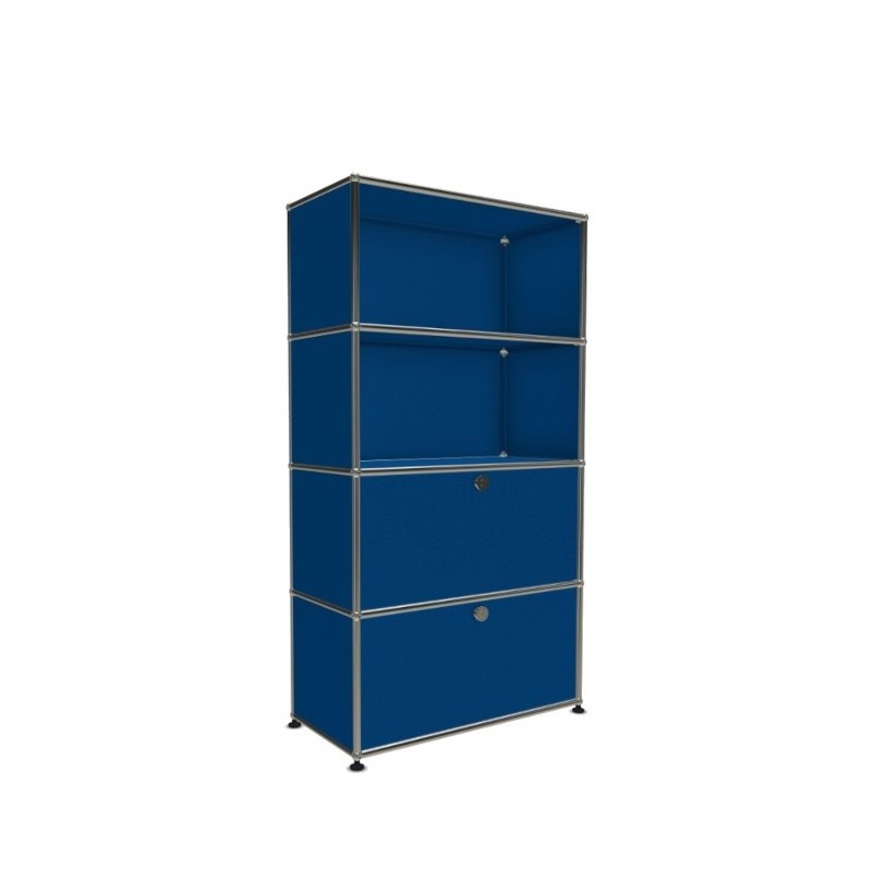 Système de rangement 4 modules 2 portes USM Haller 75 x 35 x h144 cm