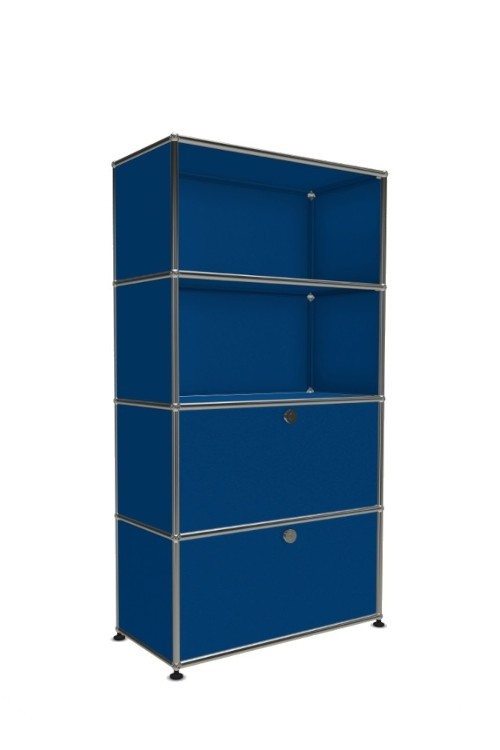 Système de rangement 4 modules 2 portes USM Haller 75 x 35 x h144 cm