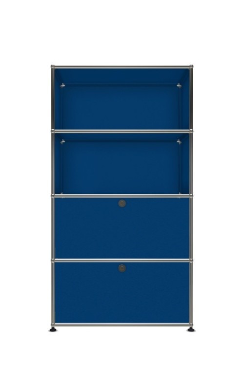 Système de rangement 4 modules 2 portes USM Haller 75 x 35 x h144 cm