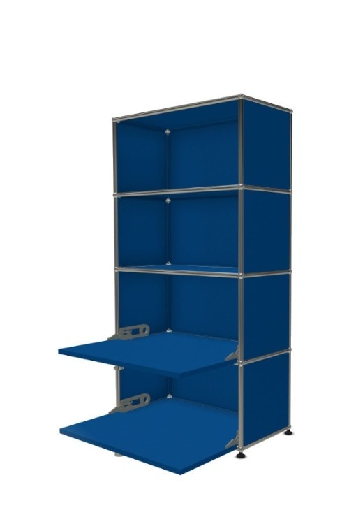 Système de rangement 4 modules 2 portes USM Haller 75 x 35 x h144 cm