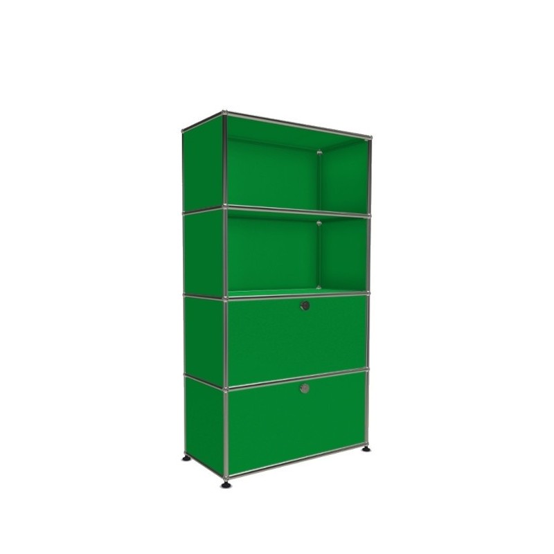 Système de rangement 4 modules 2 portes USM Haller 75 x 35 x h144 cm