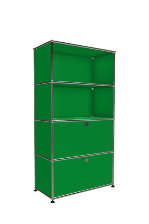 Système de rangement 4 modules 2 portes USM Haller 75 x 35 x h144 cm