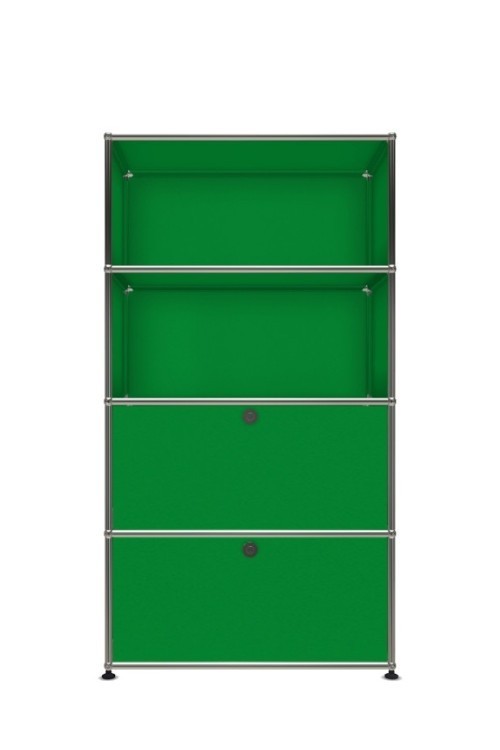 Système de rangement 4 modules 2 portes USM Haller 75 x 35 x h144 cm