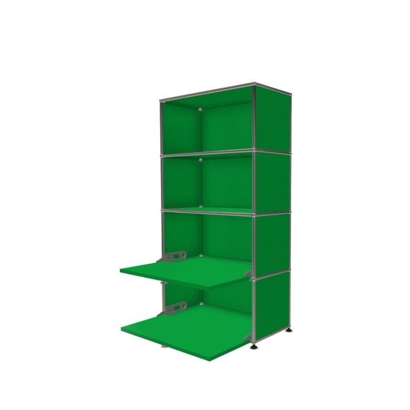 Système de rangement 4 modules 2 portes USM Haller 75 x 35 x h144 cm