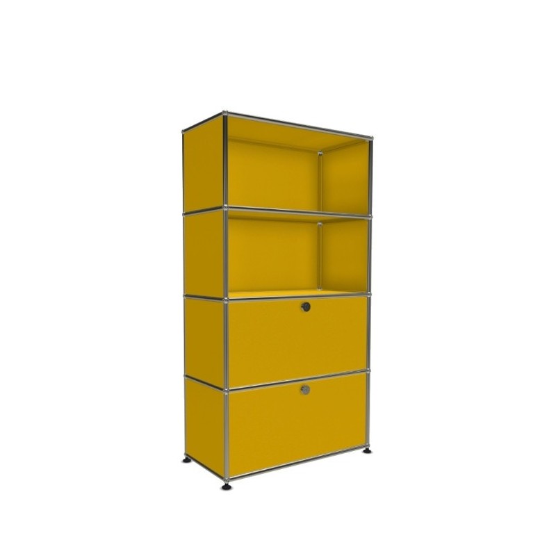 Système de rangement 4 modules 2 portes USM Haller 75 x 35 x h144 cm