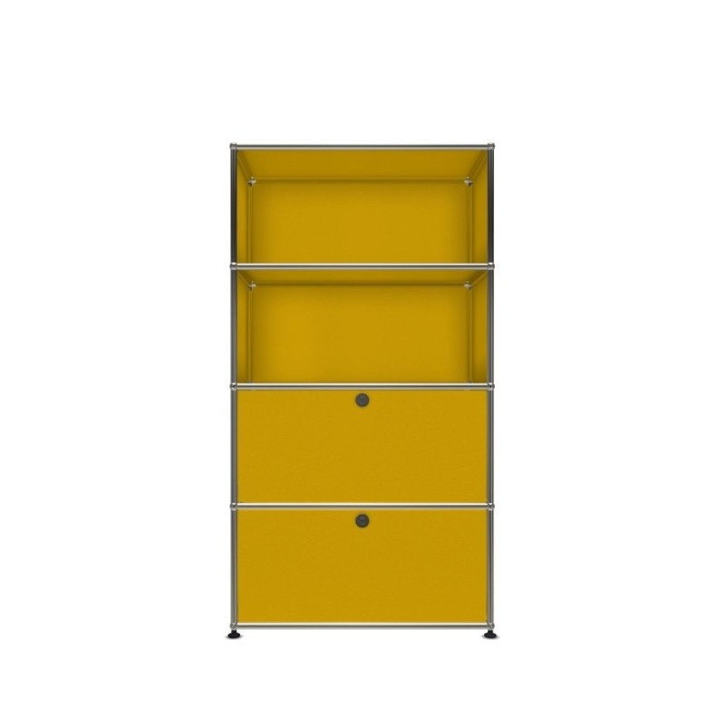 Système de rangement 4 modules 2 portes USM Haller 75 x 35 x h144 cm